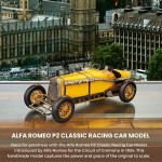 AR018 Alfa Romeo P2 Classic Racing Car Model 